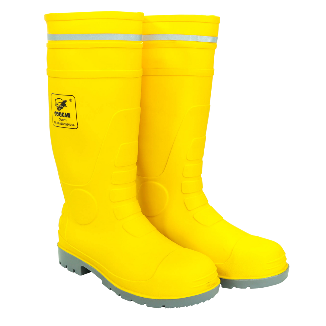 Sepatu Boots Safety Yellow Cougar 1911 Toecap