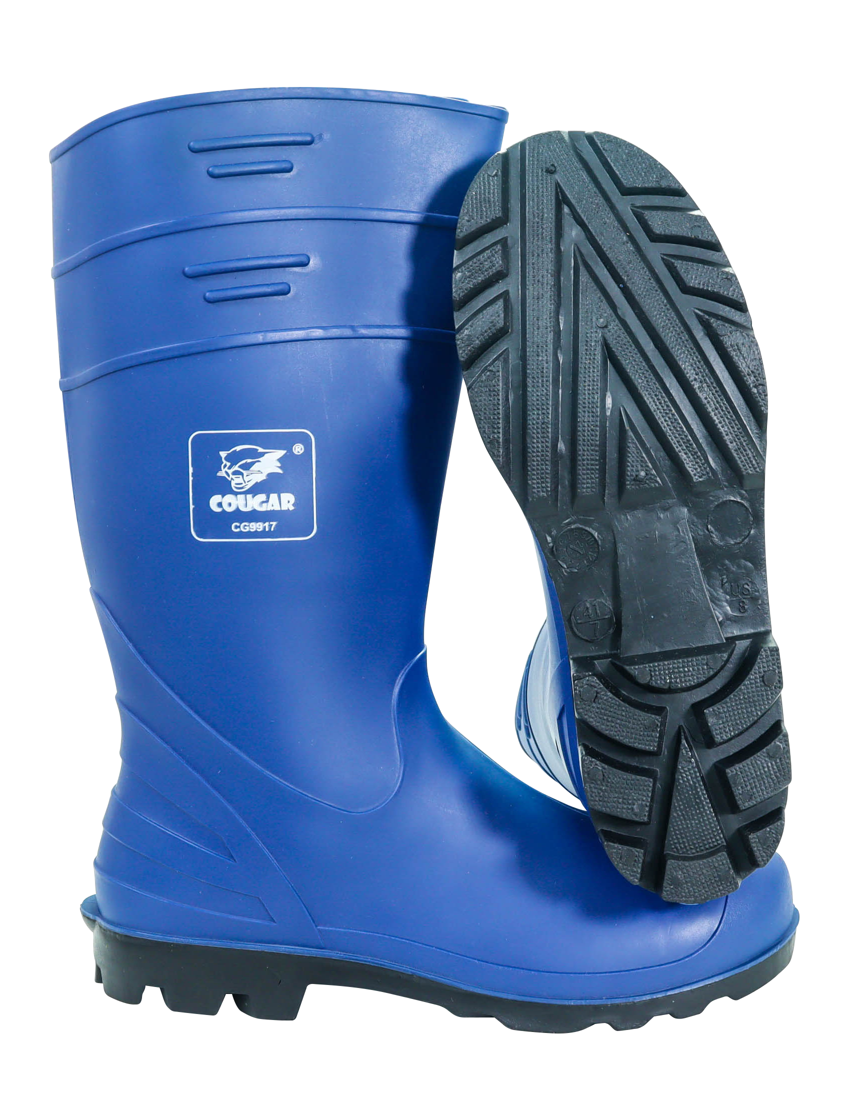 Sepatu Safety Boots Biru Cougar 9917