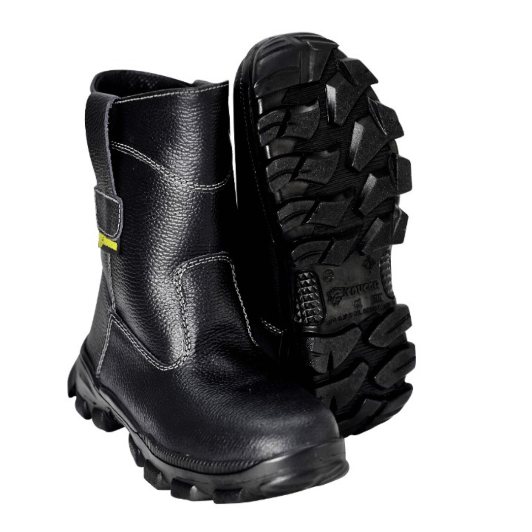 Sepatu Safety Boots Kulit Cougar Alpha