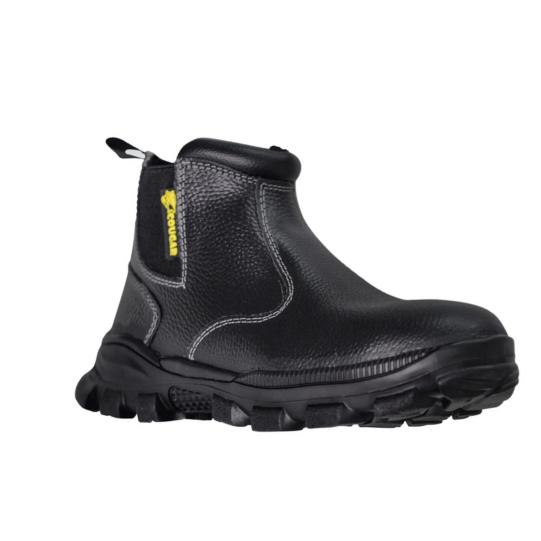 Sepatu Safety Boots Kulit Cougar Bravo