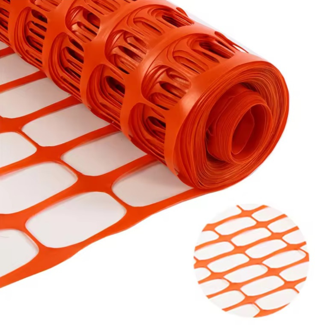 Safety Net Proyek / Orange Barrier Mesh 9.11