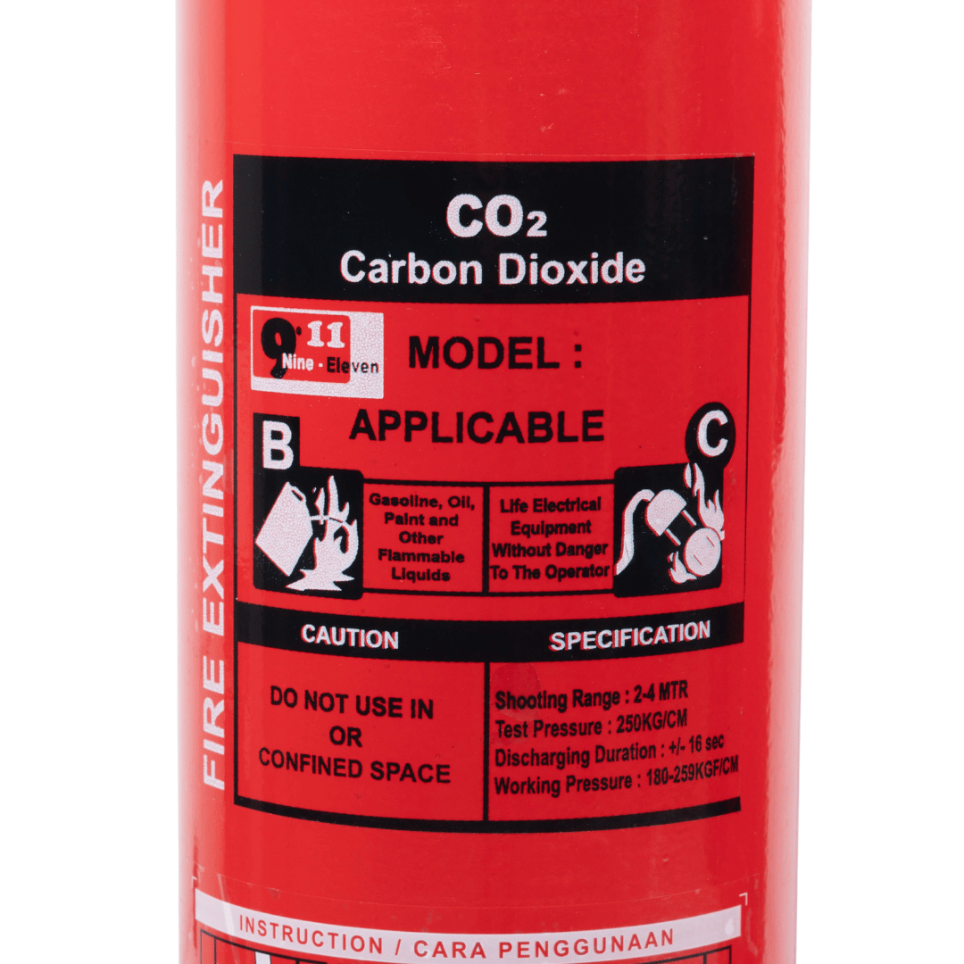 9.11 APAR Pemadam Api CO2 Carbon Dioxide (2-25kg)