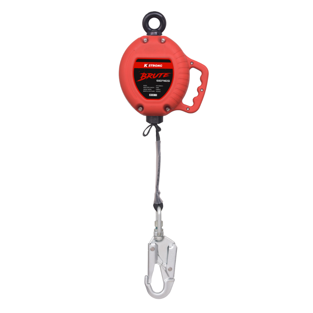 K-STRONG AFS550003.5 BRUTE SRL RFA 3.5M SWIVEL SNAP HOOK FALL PROTECTION