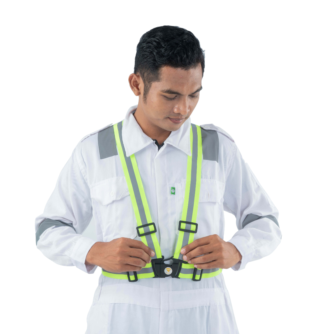 Rompi V Safety Reflektif / Reflective Elastic Vest SAFE-T V1050